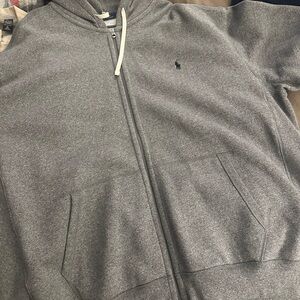 Polo by Ralph Lauren Heather Gray Zip-Up Jacket